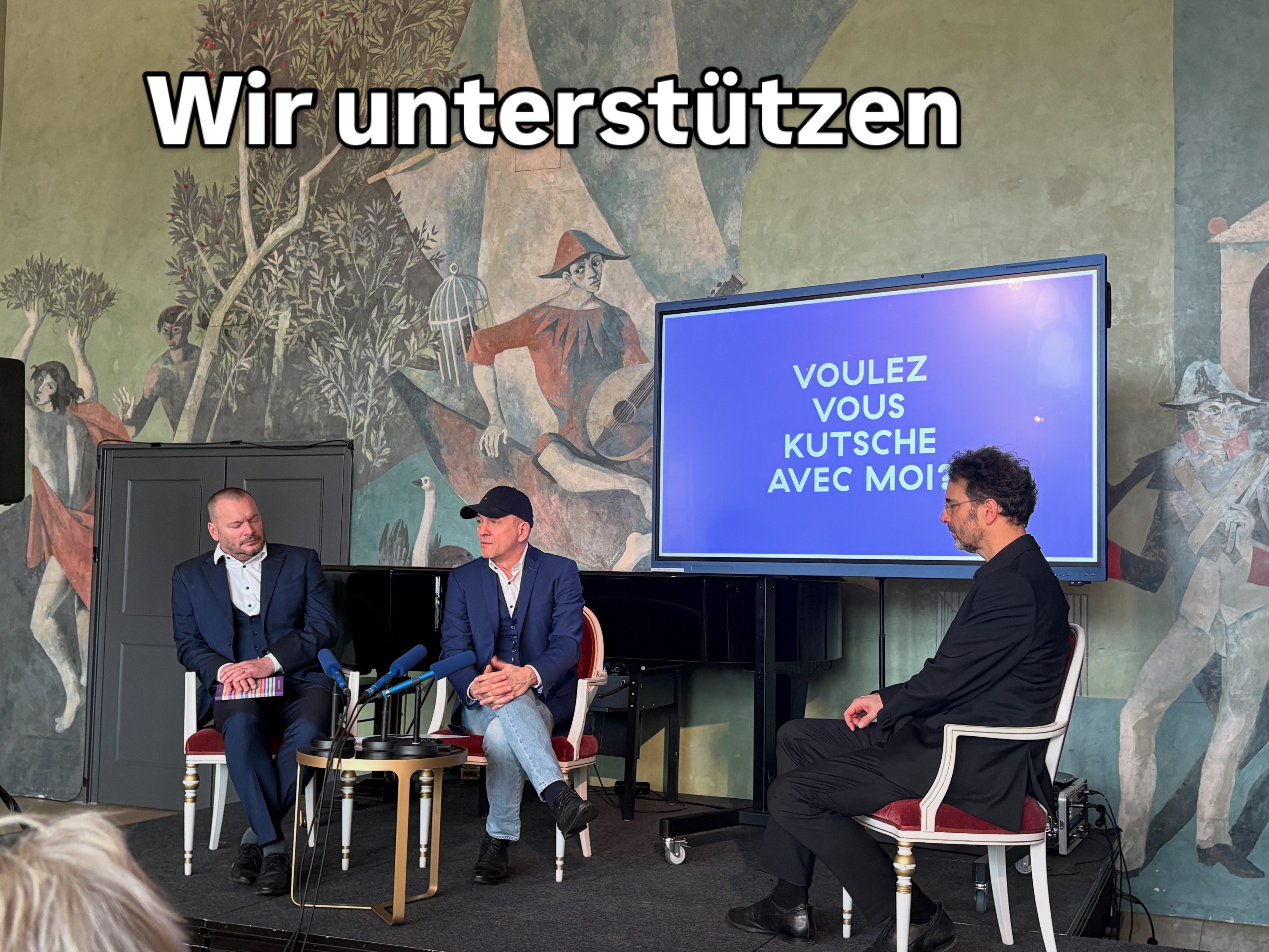 Der Freundeskreis unterstützt die Neuproduktion Die Reise nach Reims